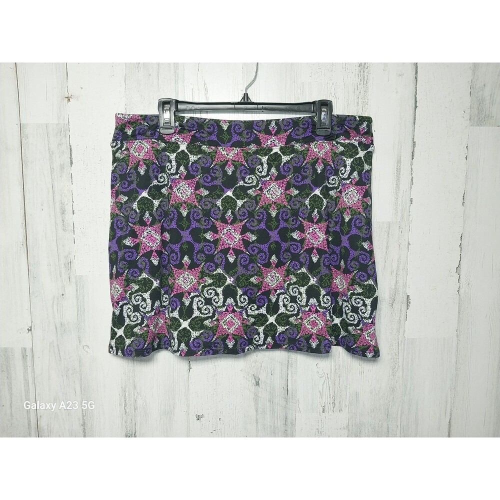 Tranquility by Colorado Clothing Starmaze Print Fitness Workout Skort Sz XXL